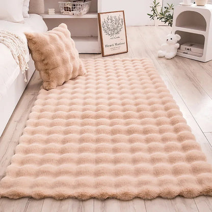 Fluffy Faux Fur Area Rug