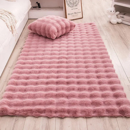 Fluffy Faux Fur Area Rug