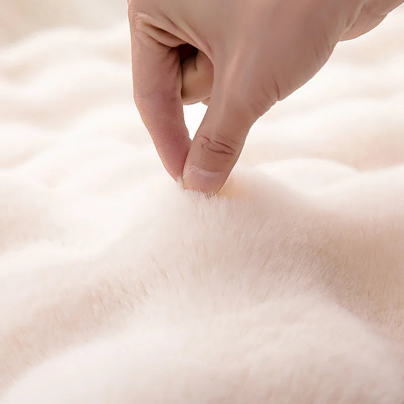 Fluffy Faux Fur Area Rug