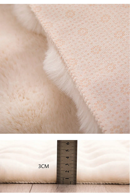 Fluffy Faux Fur Area Rug