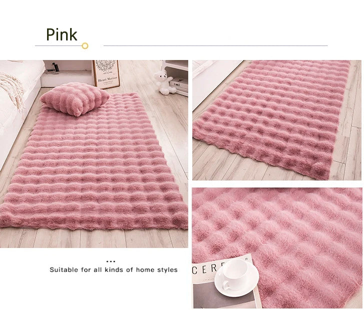 Fluffy Faux Fur Area Rug