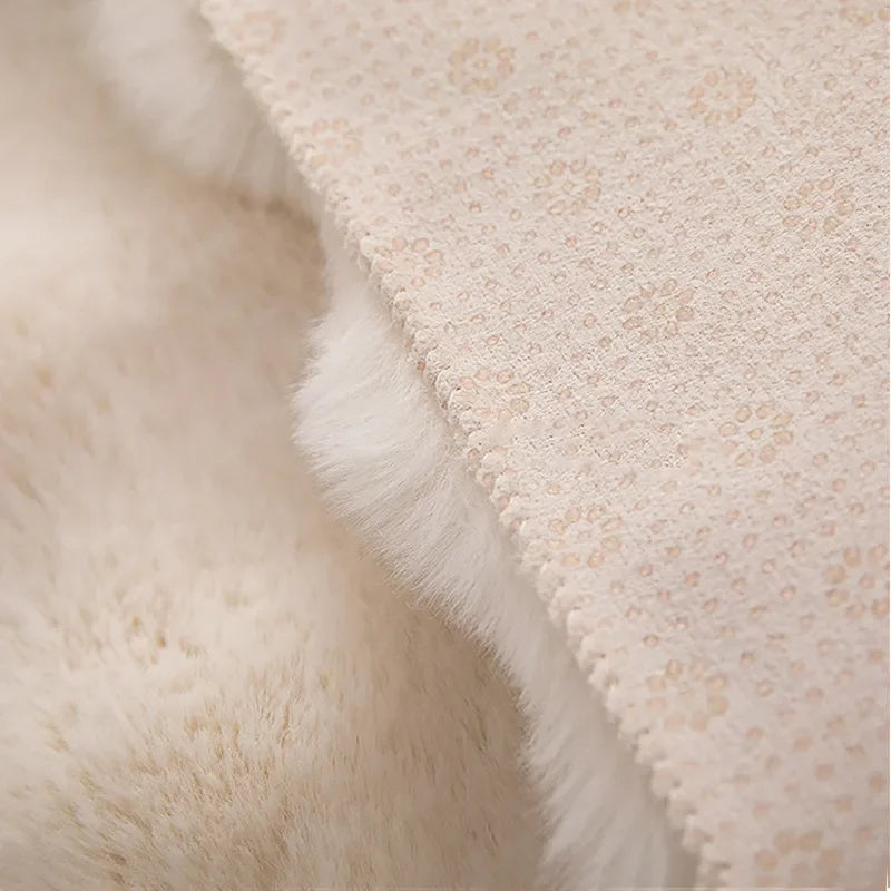 Fluffy Faux Fur Area Rug