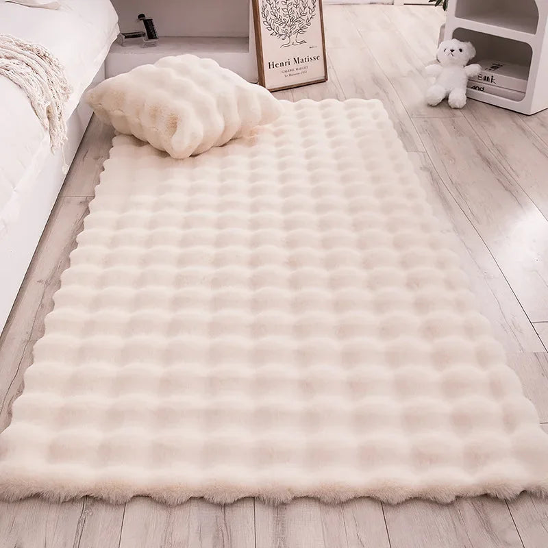 Fluffy Faux Fur Area Rug