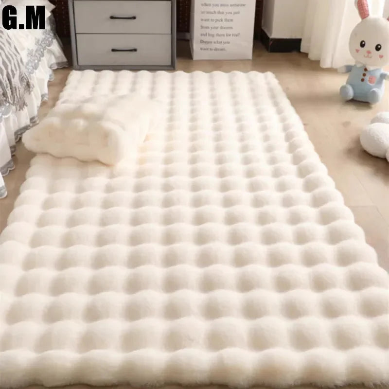 Fluffy Faux Fur Area Rug