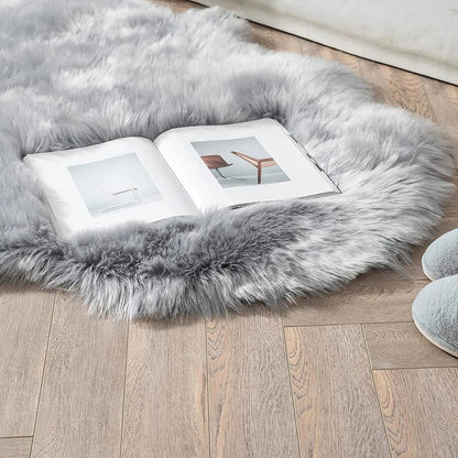 Fluffy Faux Fur Bedroom Rug