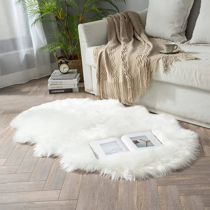 Fluffy Faux Fur Bedroom Rug