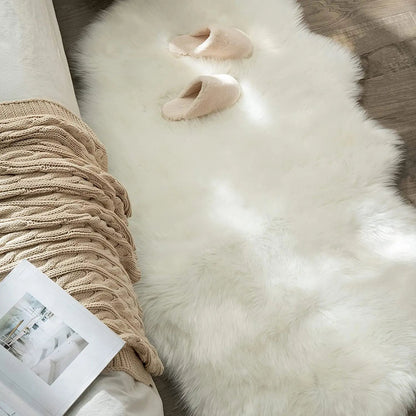 Fluffy Faux Fur Bedroom Rug