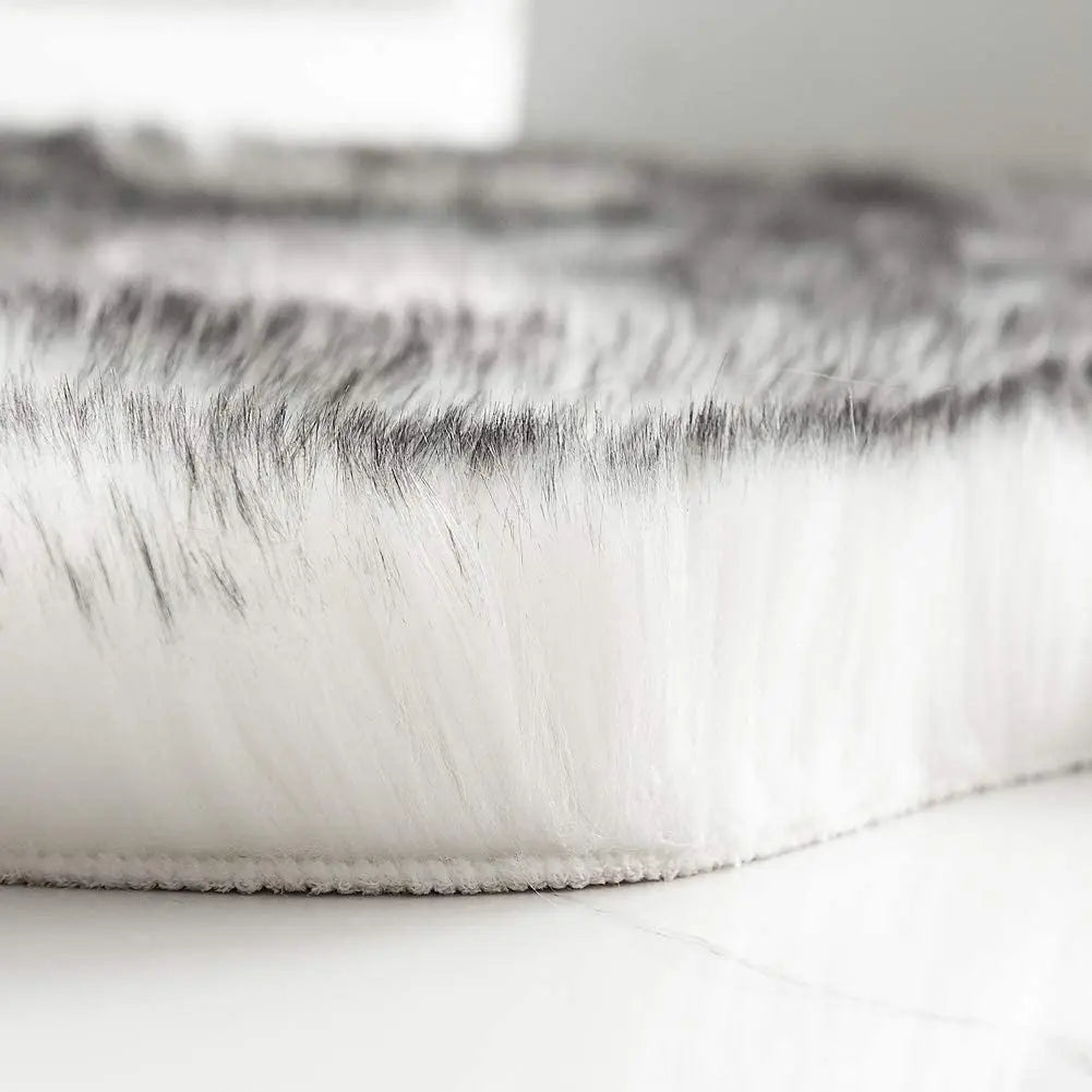 Fluffy Faux Fur Bedroom Rug