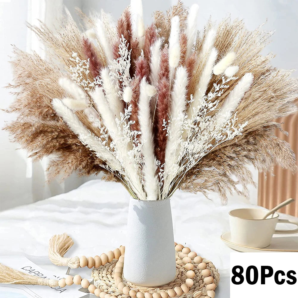 Fluffy Natural Dried Pampas Bouquet