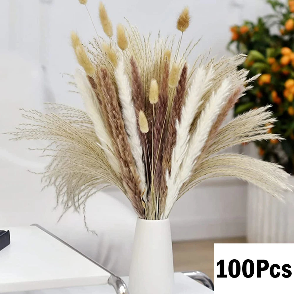 Fluffy Natural Dried Pampas Bouquet