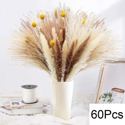 Fluffy Natural Dried Pampas Bouquet