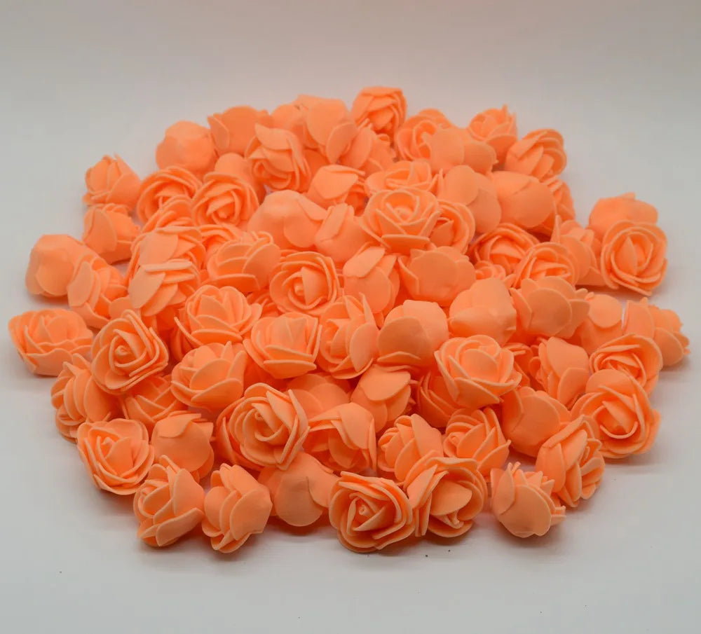 Foam Rose Teddy Bear Decorations