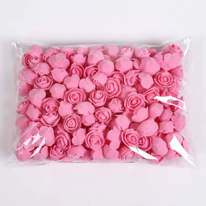 Foam Rose Teddy Bear Decorations