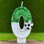 Football Birthday Cake Number Candles