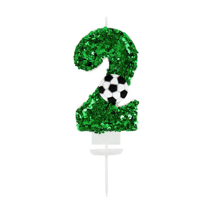 Football Cake Candle Set for Kids