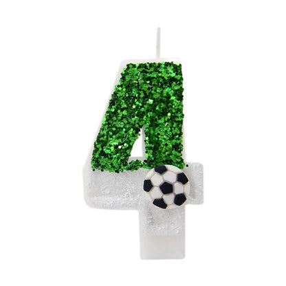 Football Cake Candle Set for Kids