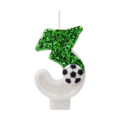 Football Cake Candle Set for Kids