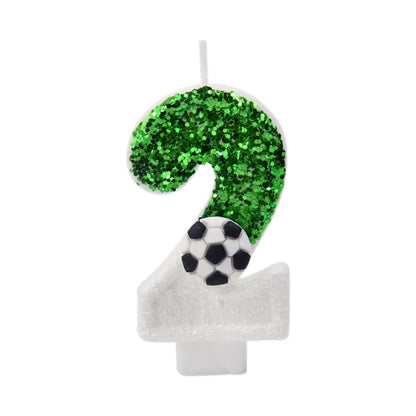 Football Cake Candle Set for Kids