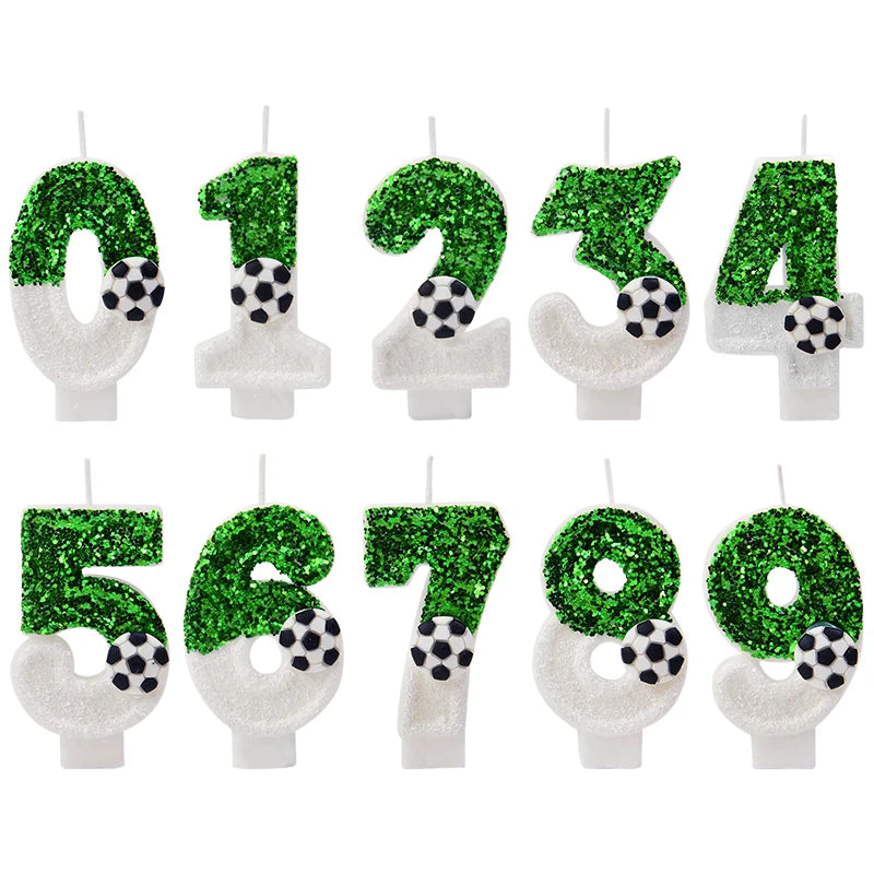 Football Cake Candle Set for Kids