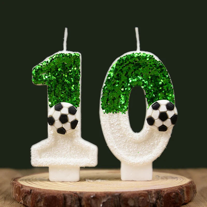 Football Cake Candle Set for Kids