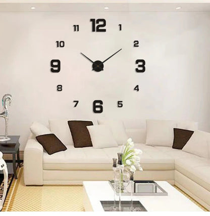 Frameless 3D Luminous Acrylic Clock