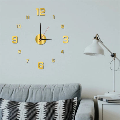 Frameless 3D Luminous Acrylic Clock