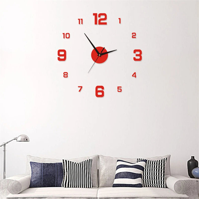 Frameless 3D Luminous Acrylic Clock