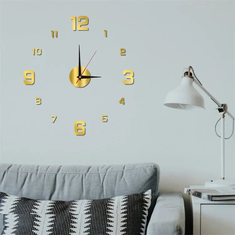 Frameless 3D Luminous Acrylic Clock