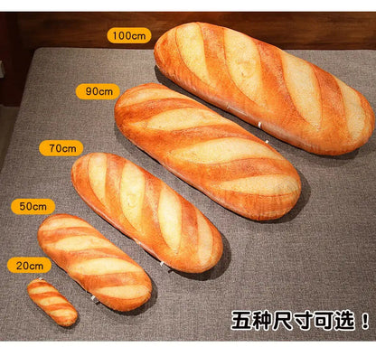 French Bread Plush Pillow Toy