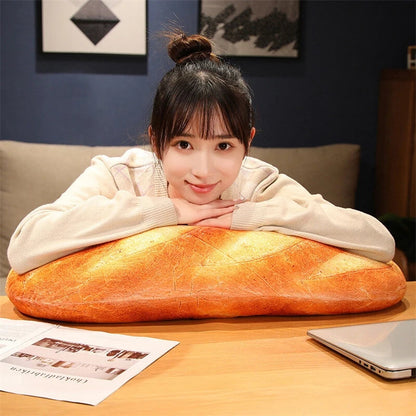 French Bread Plush Pillow Toy