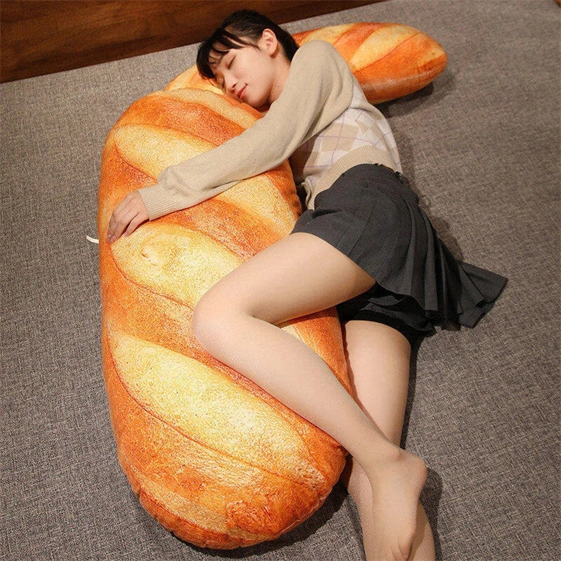 French Bread Plush Pillow Toy