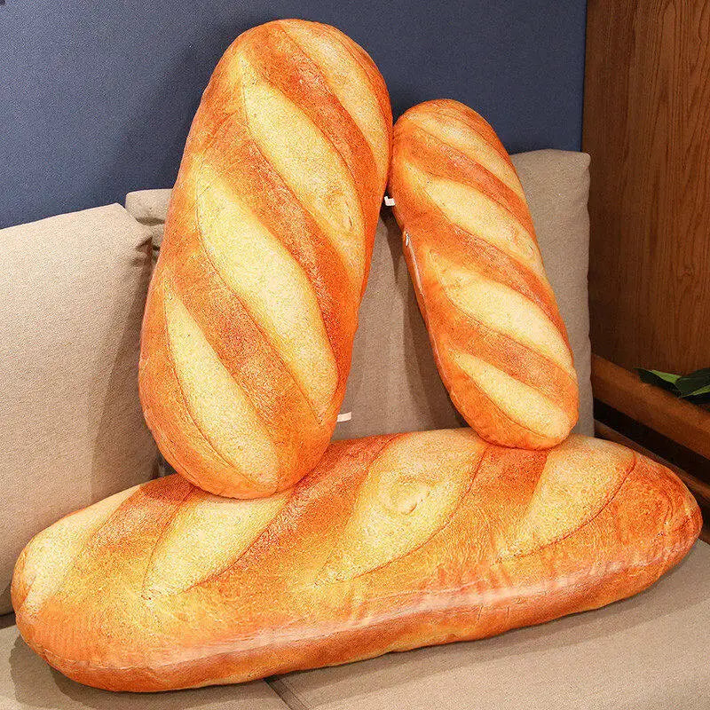 French Bread Plush Pillow Toy