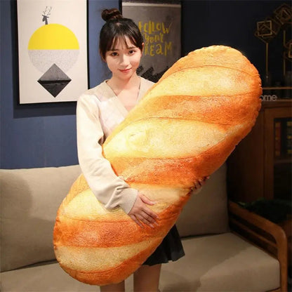 French Bread Plush Pillow Toy