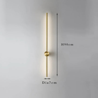 Fumi Long LED Strip Wall Light