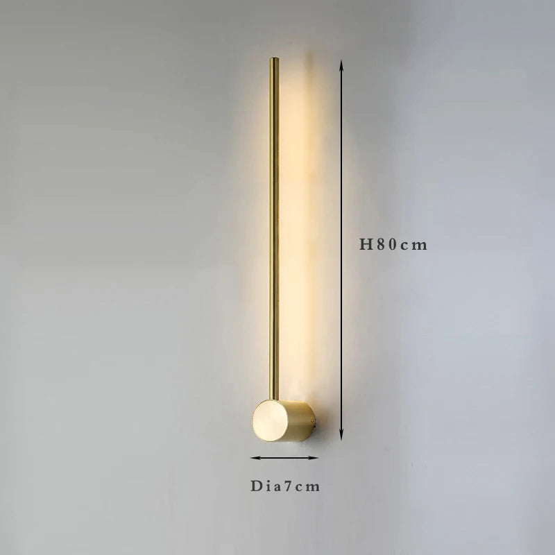 Fumi Long LED Strip Wall Light