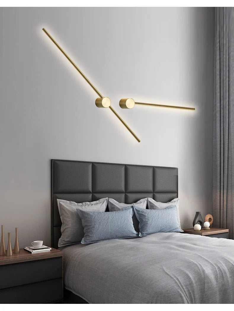 Fumi Long LED Strip Wall Light