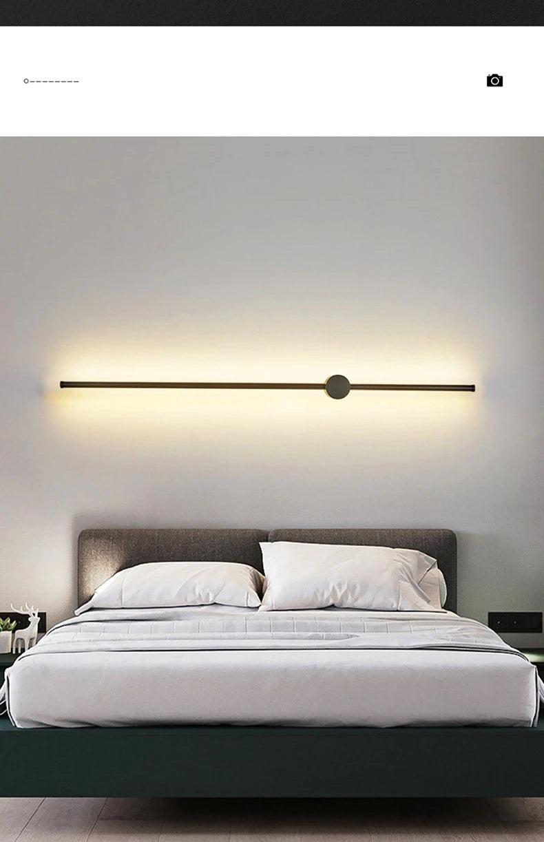 Fumi Long LED Strip Wall Light