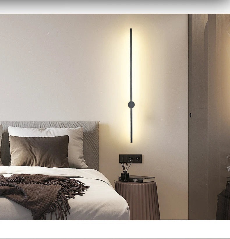 Fumi Long LED Strip Wall Light