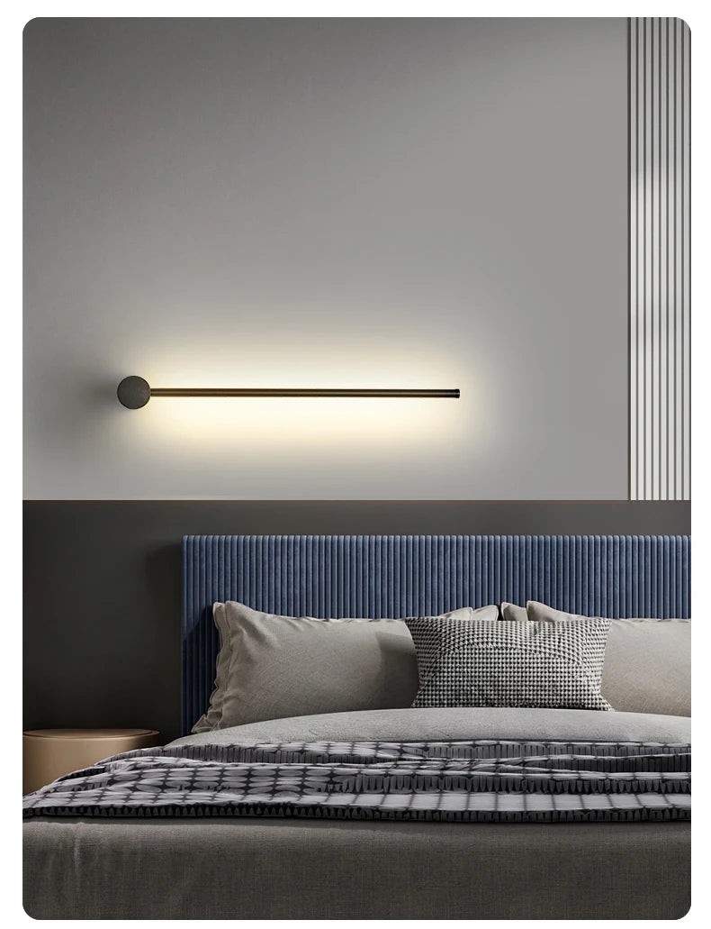 Fumi Long LED Strip Wall Light