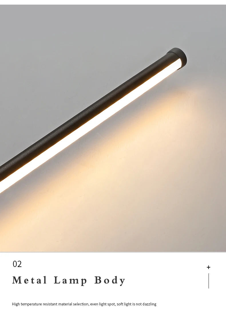 Fumi Long LED Strip Wall Light