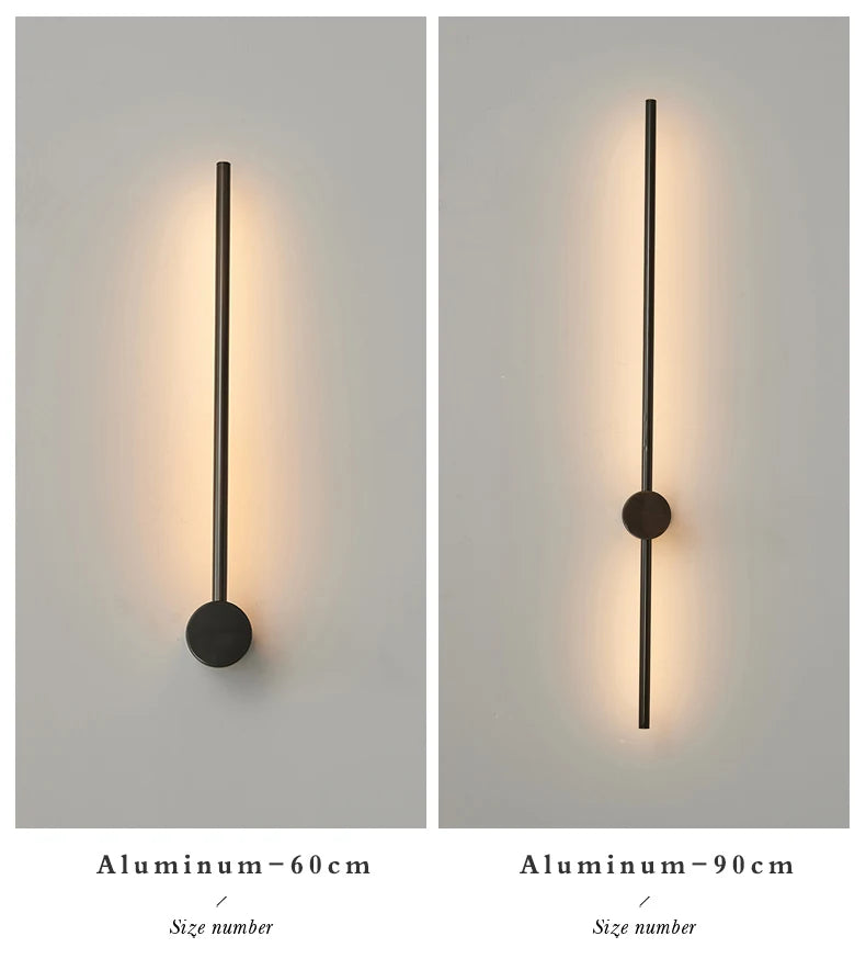 Fumi Long LED Strip Wall Light