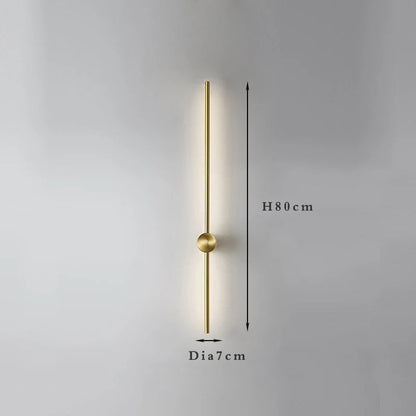 Fumi Long LED Strip Wall Light