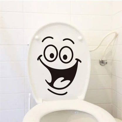 Fun PVC Toilet Sign Stickers