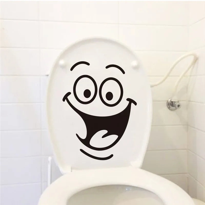 Fun PVC Toilet Sign Stickers