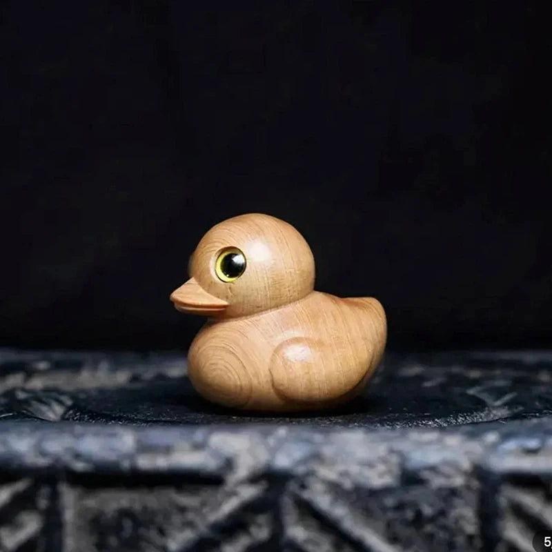 Funny Wooden Middle Finger Duck