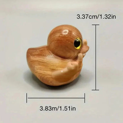 Funny Wooden Middle Finger Duck