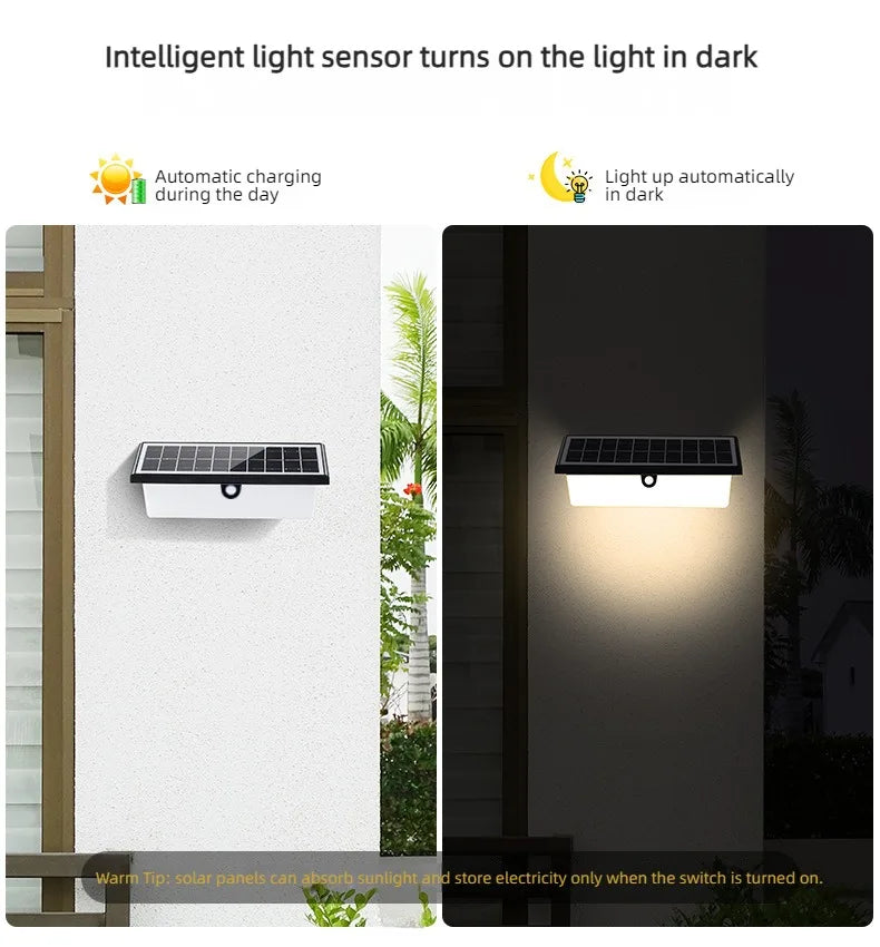 GAVT Solar Motion Sensor Wall Lights