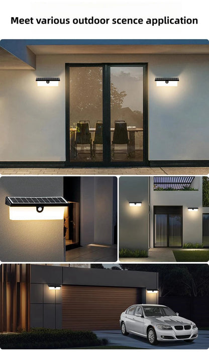 GAVT Solar Motion Sensor Wall Lights