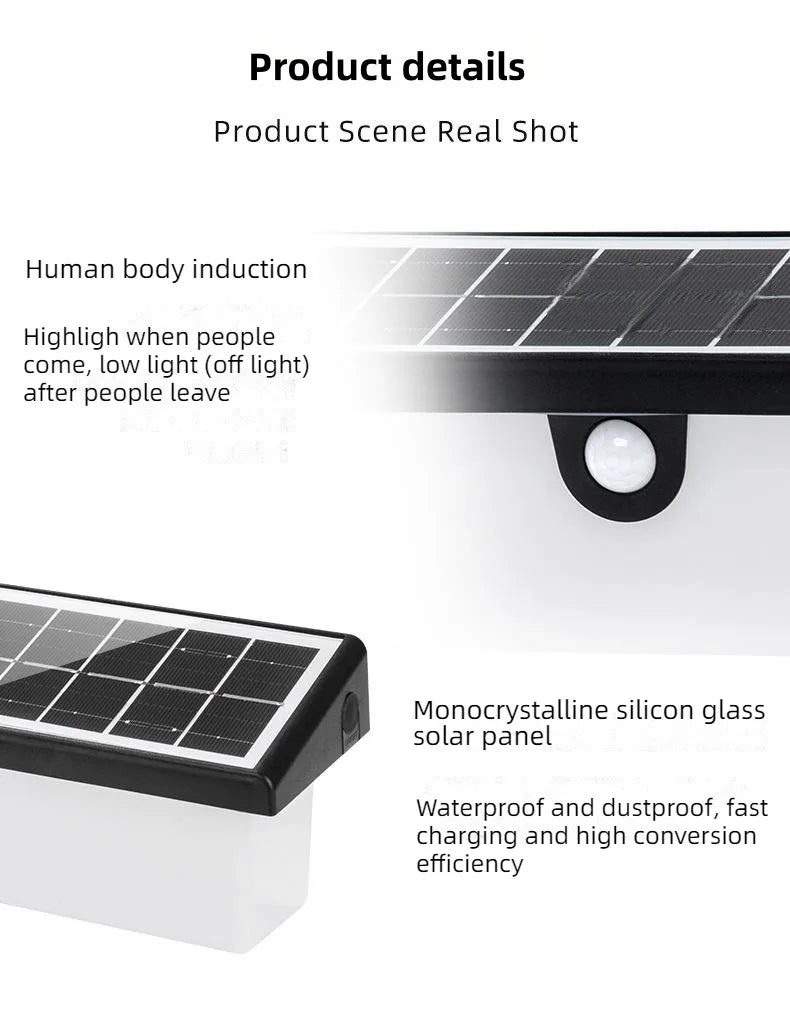 GAVT Solar Motion Sensor Wall Lights