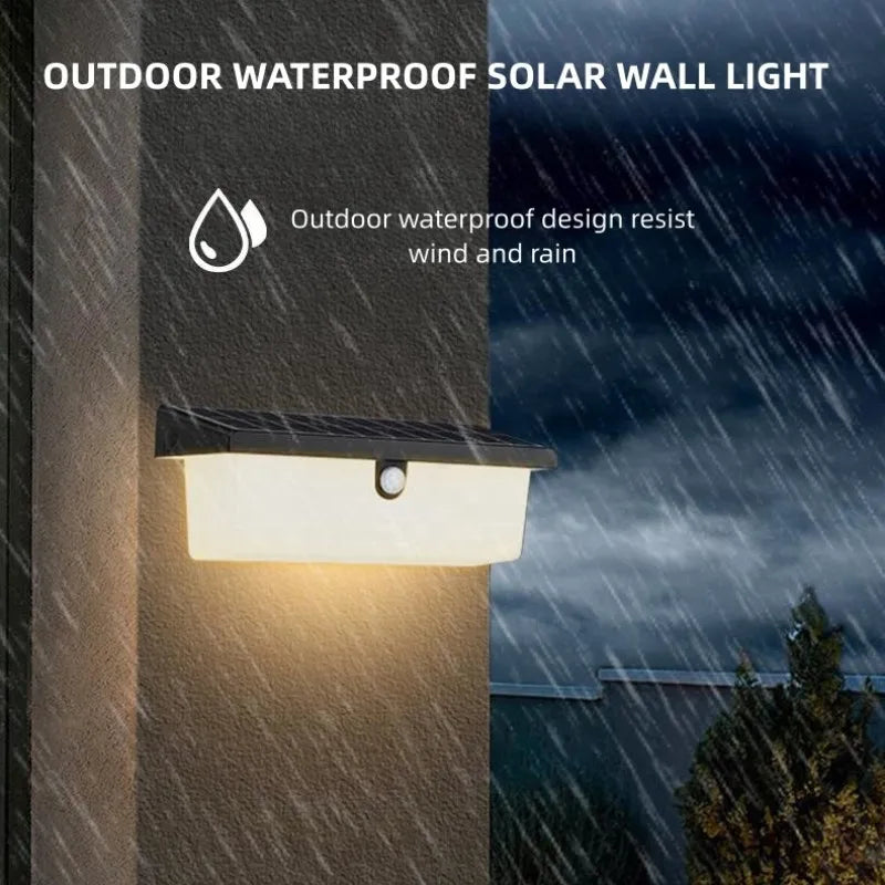 GAVT Solar Motion Sensor Wall Lights